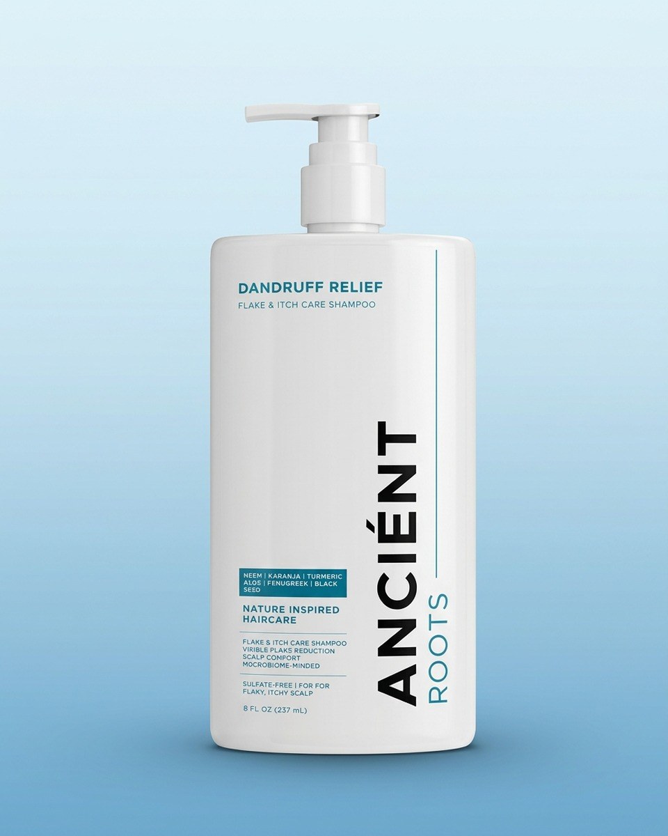 Ancient Roots Dandruff Relief sulfate-free shampoo — for flakes