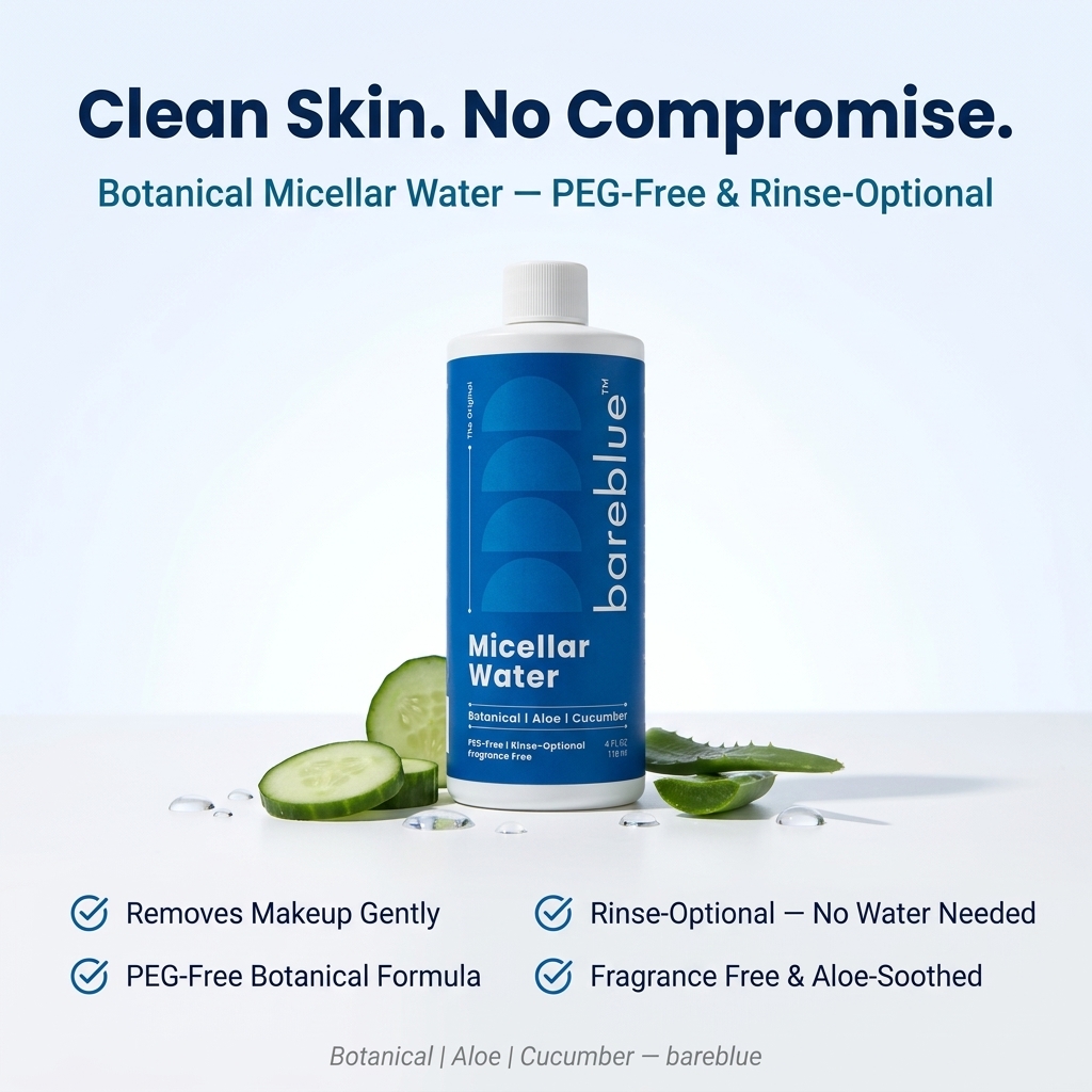 Bareblue Micellar Cleansing Water with aloe and cucumber