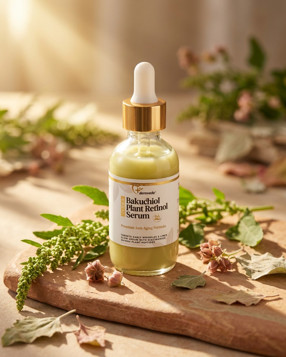 Dermveda Bioretinol Bakuchiol Face Serum — for sensitive skin