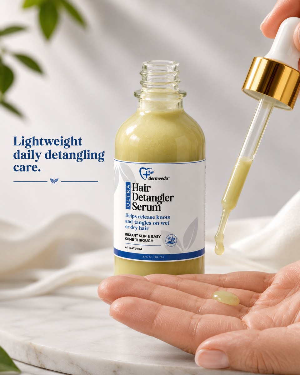 Hair Detangler Serum — lightweight daily detangling care without silicone buildup