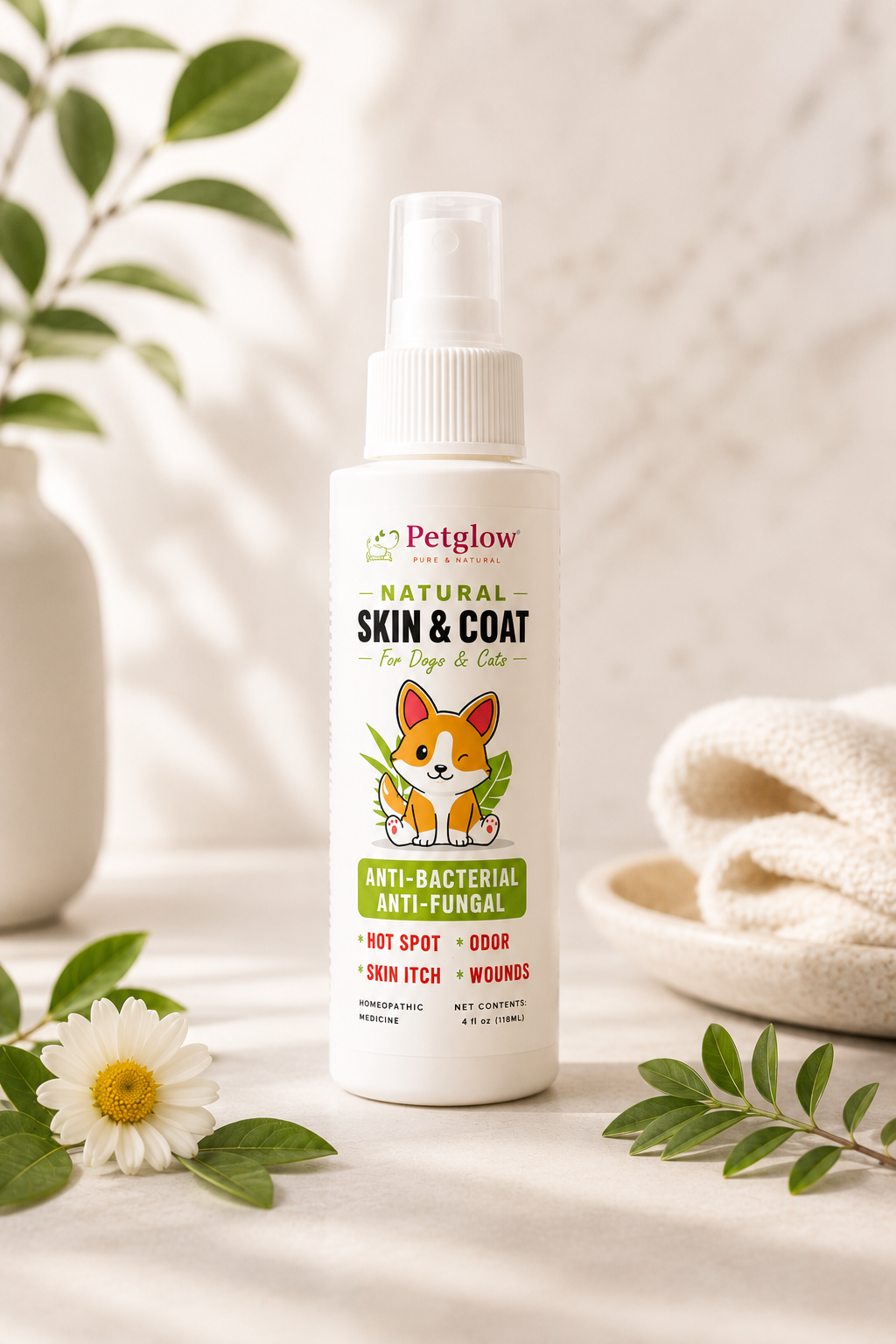 Aloe, neem and chamomile — Natural Skin & Coat's botanical actives