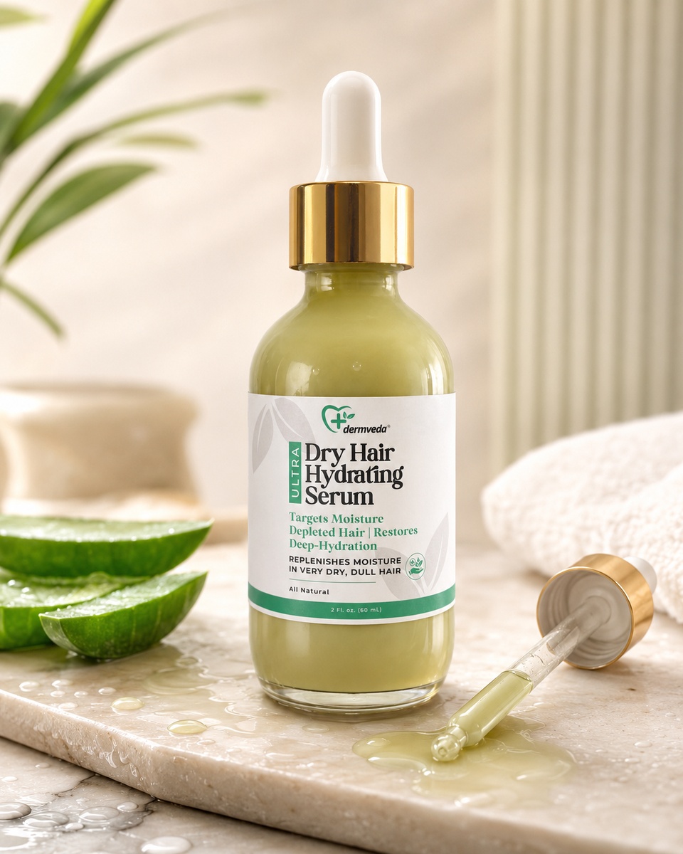 Dermveda Dry Hair Hydrating Serum — for dry, thirsty hair