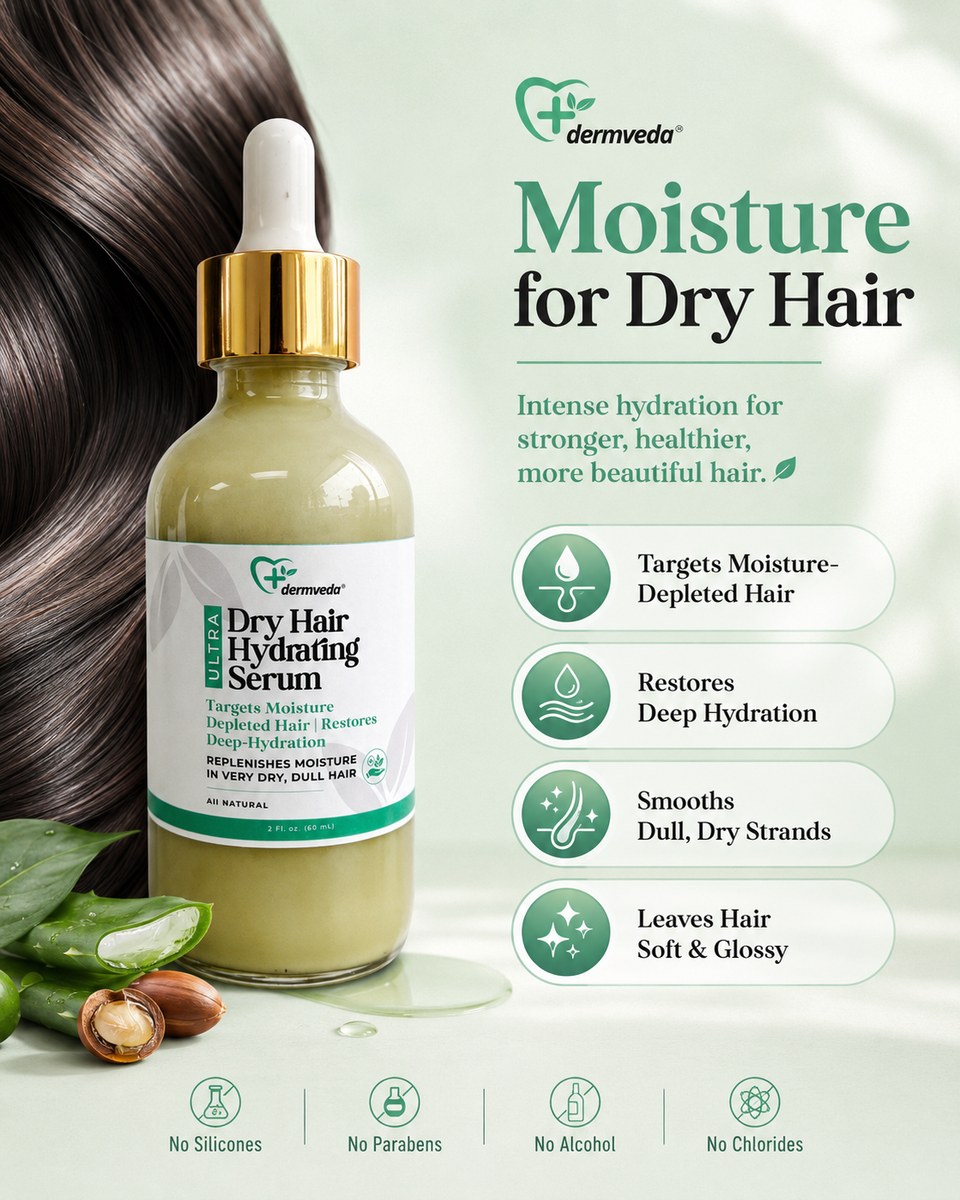 Moisture for dry hair — targets moisture-depleted strands, smooths dull dry hair, leaves it soft and glossy