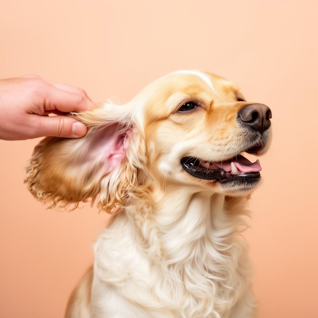 Lift the ear flap
