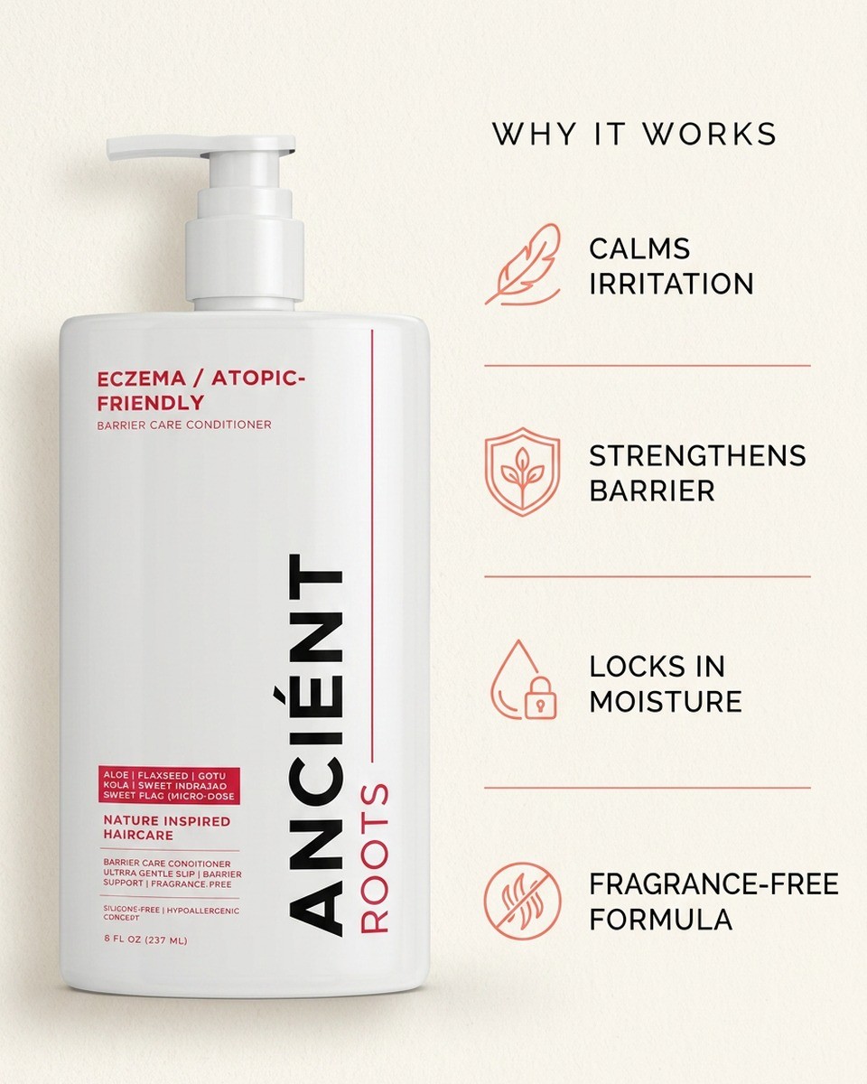 Why it works — calms irritation, strengthens barrier, locks in moisture, fragrance-free
