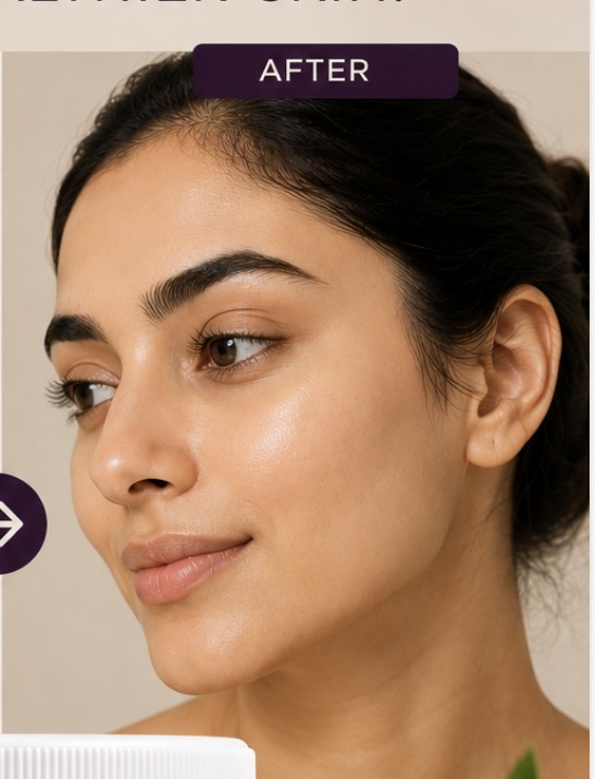 After using Dermveda Fungal Acne Relief — calm, clear, healthier skin