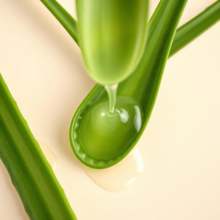 Panthenol ingredient in a botanical skincare setting