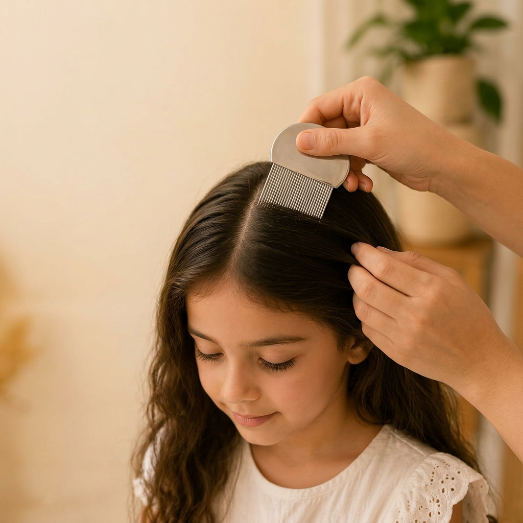 Comb & rinse