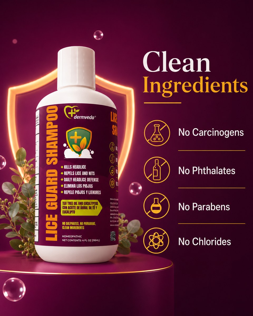 Clean ingredients — no carcinogens, no phthalates, no parabens, no chlorides