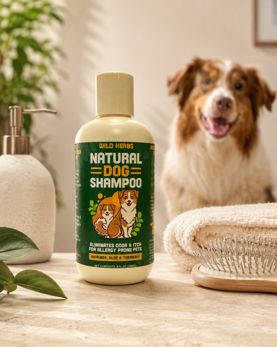 PetGlow shampoo for pet skin and coat care