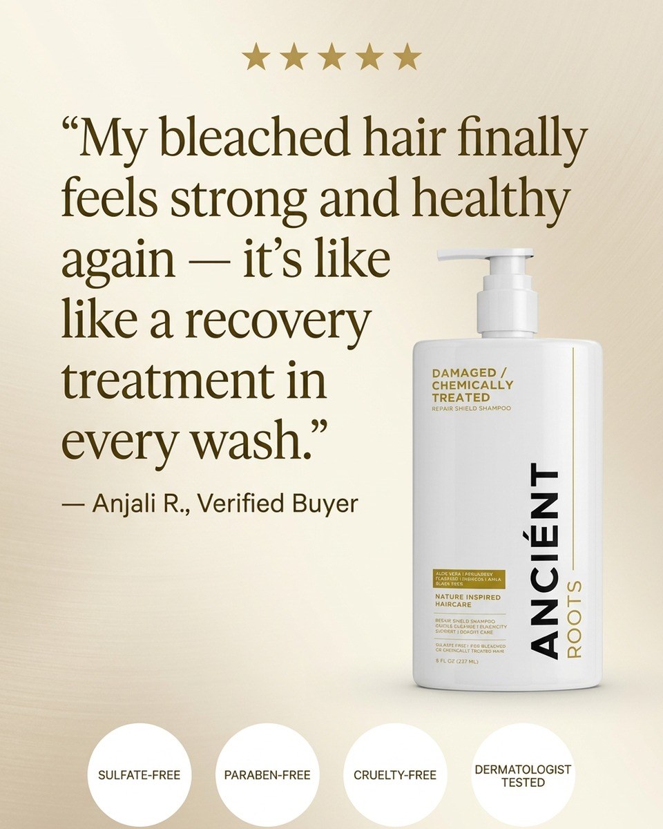 5-star verified review — bleached hair feels strong and healthy again