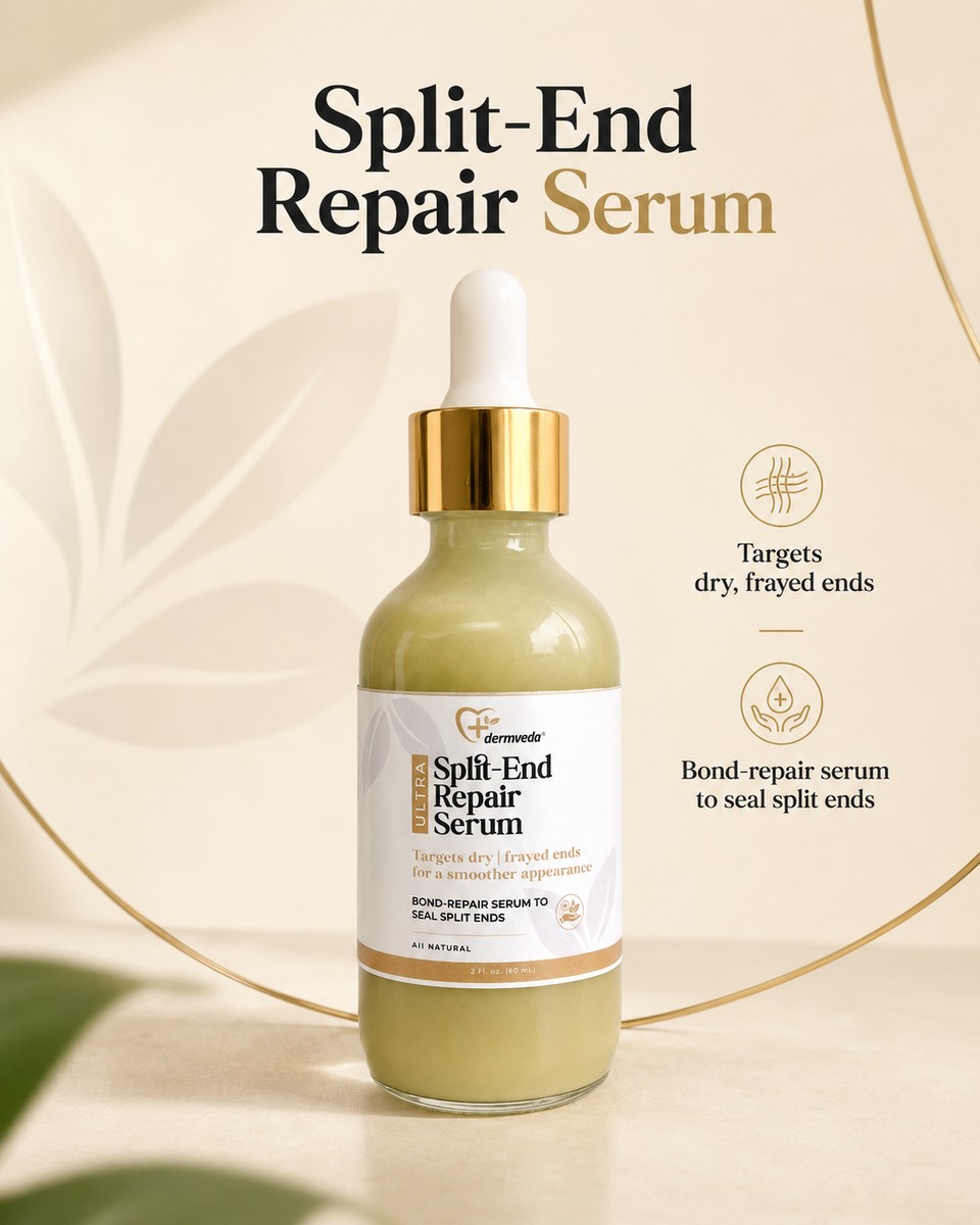 Split-End Repair Serum benefits — targets dry, frayed ends to seal split ends