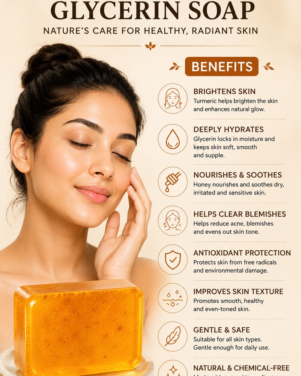 Brightens, hydrates and soothes — turmeric soap benefits at a glance