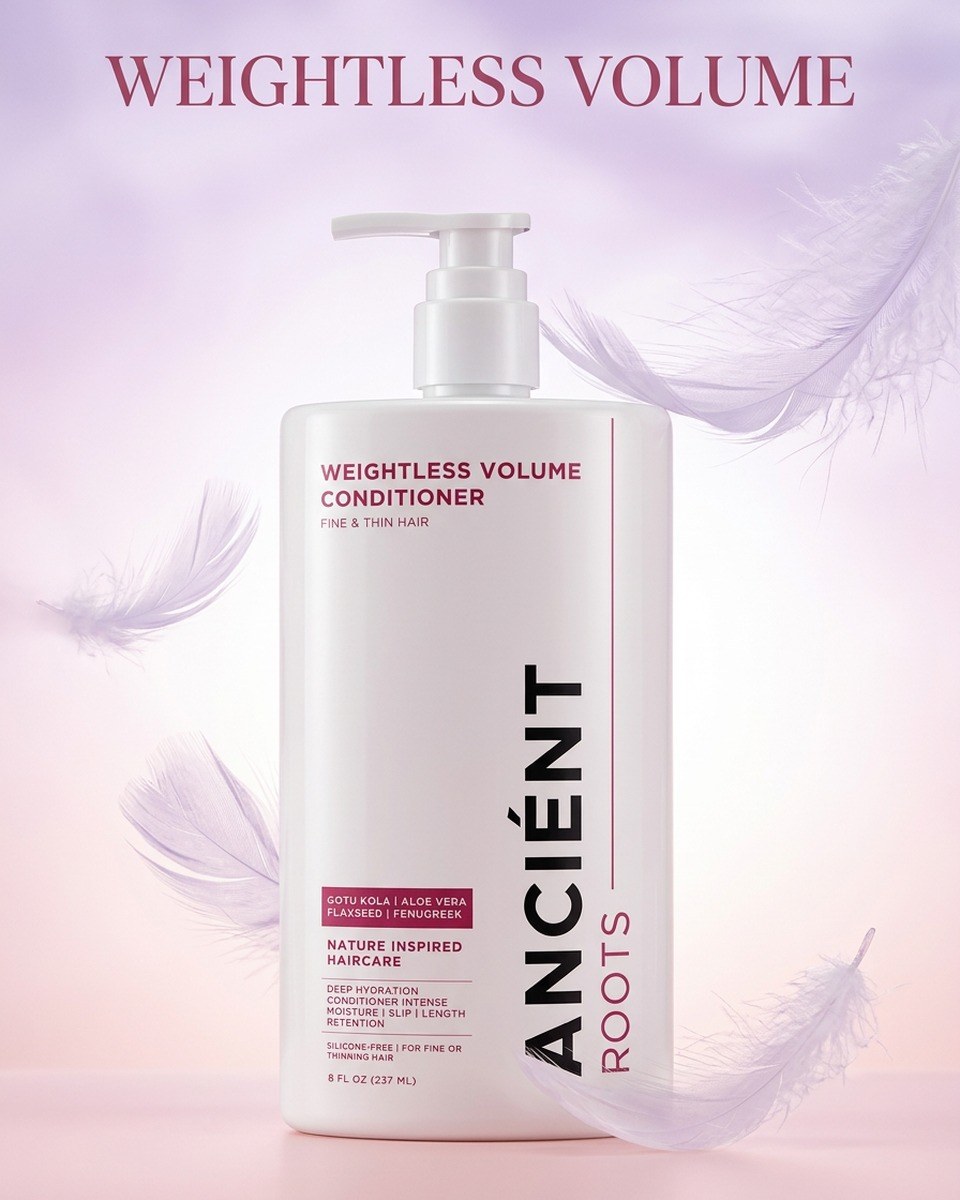 Ancient Roots Weightless Volume Conditioner for Fine & Thin Hair — hero