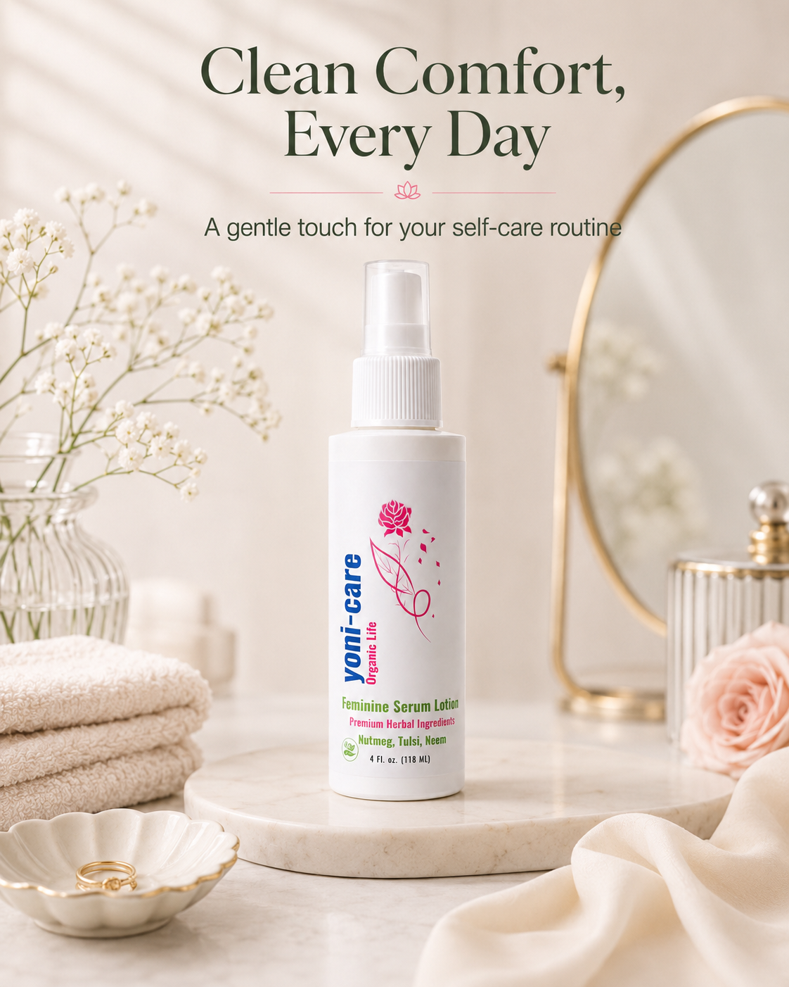 Clean comfort every day — a gentle touch for your self-care routine